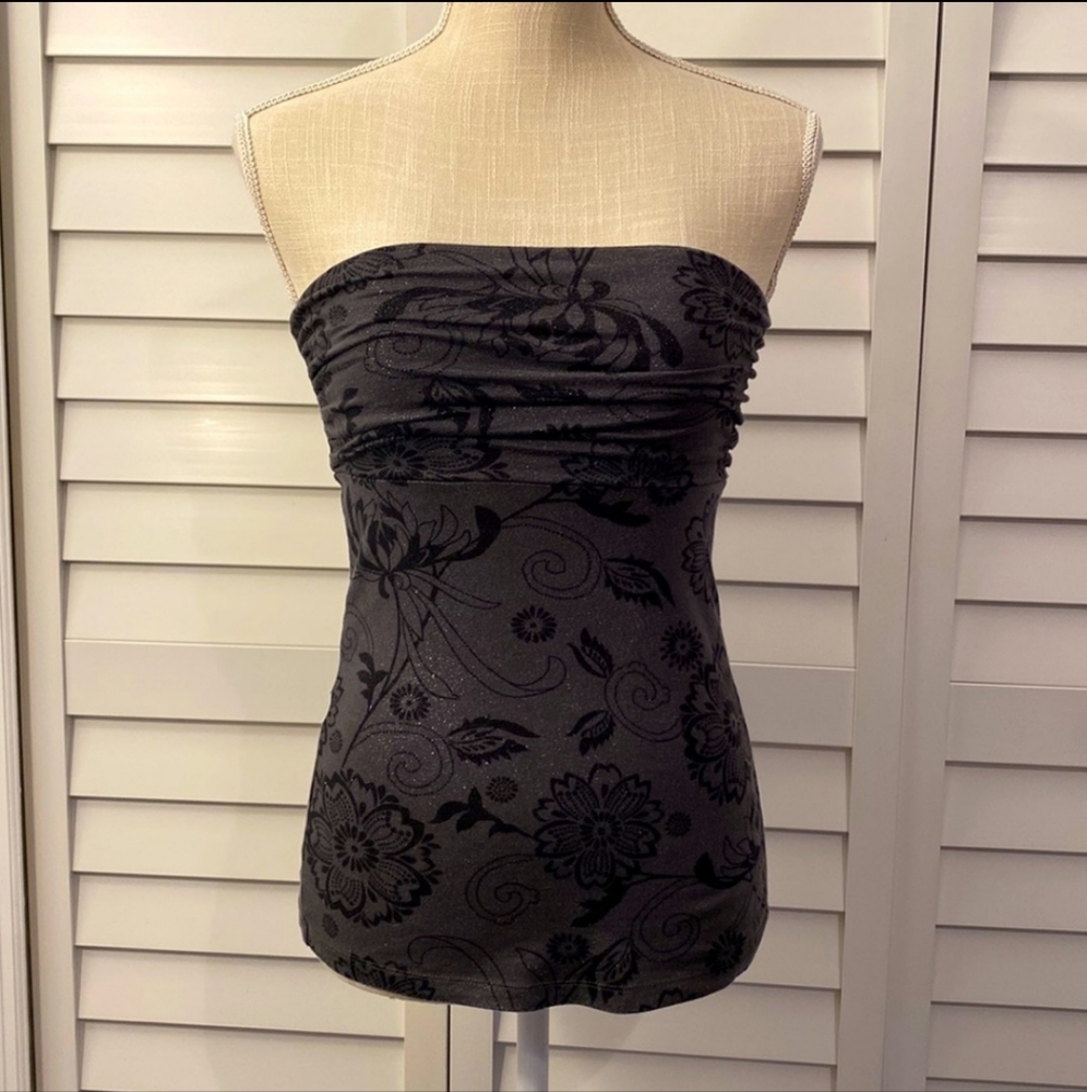 Floral shimmer Express tube top